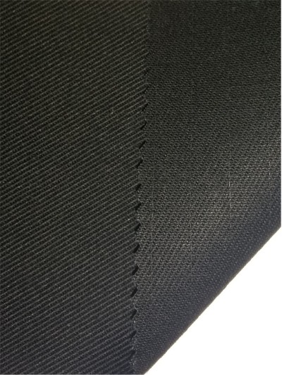 XX-FSSY/YULG  100％ cotton FR anti-static water-oil repellent twill fabric 10S*10S/72*42 300GSM 側面照